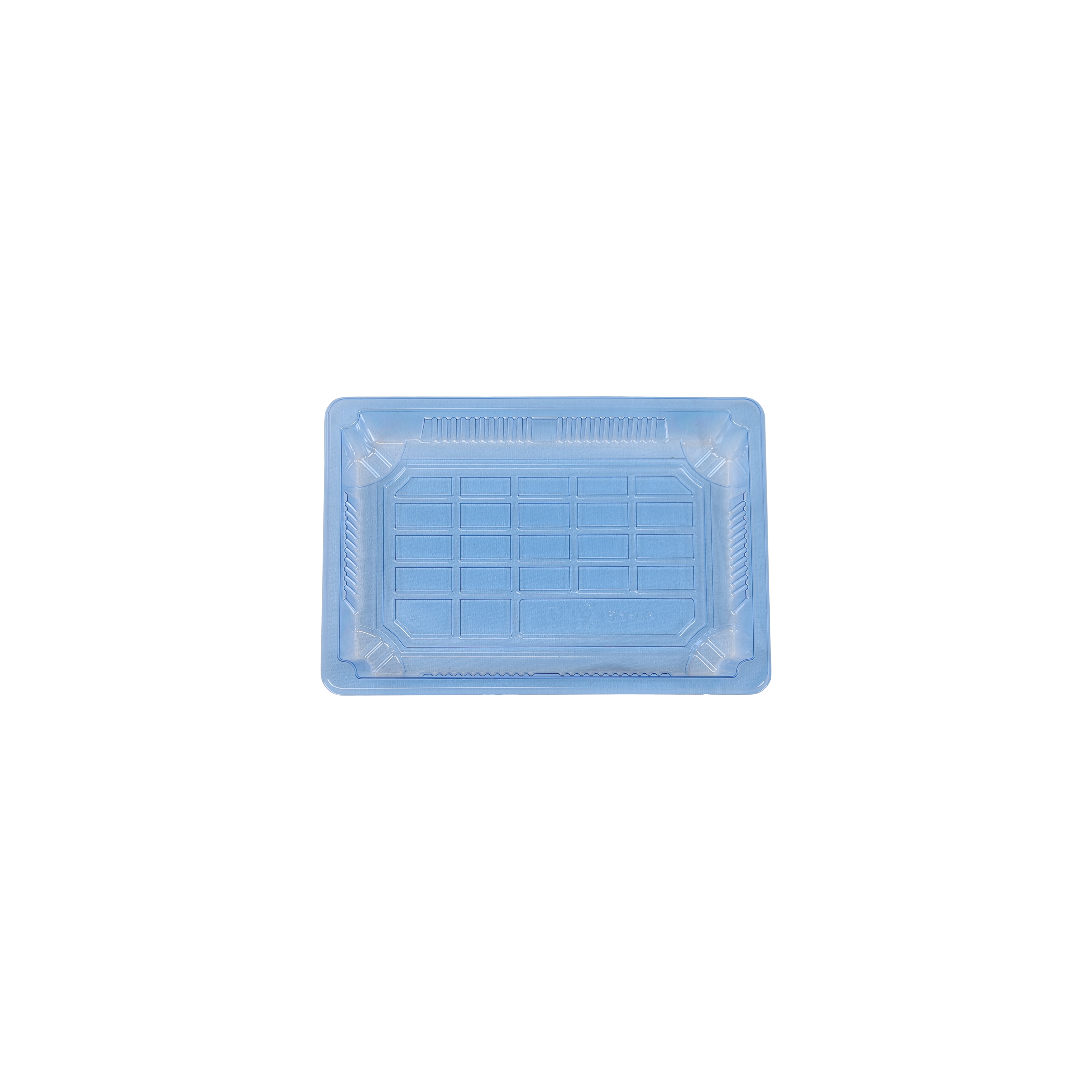 BX-05C | #5 Rectangular Sushi Tray, 187 x 131 x 53 mm, Clear
