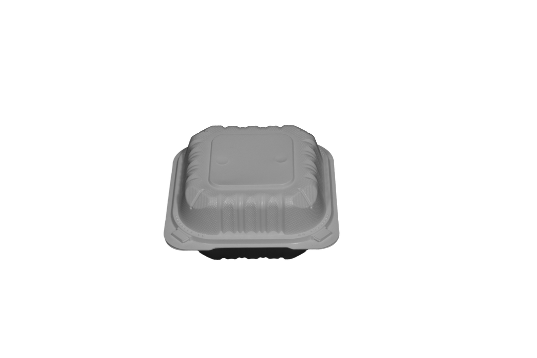 PP-008 | PP Microwavable Square Container, 6 x 6 x 3", 250/case