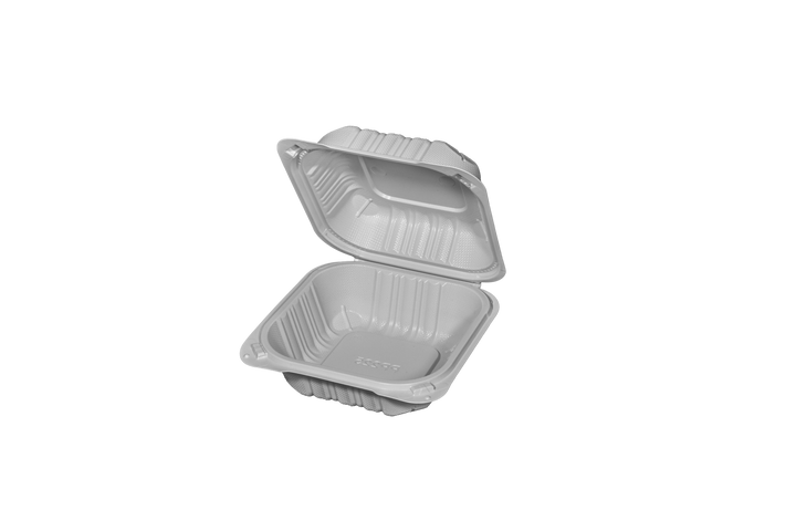 PP-008 | PP Microwavable Square Container, 6 x 6 x 3", 250/case