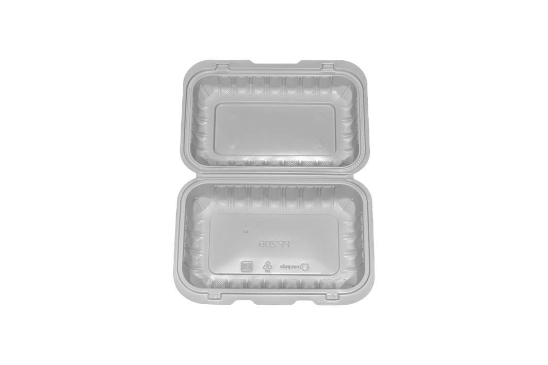 PP-018 | PP Microwavable Rectangular Container, 9 x 6 x 3", 150/case