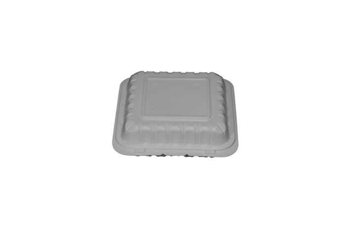 PP-071 | PP Microwavable Rectangular Container, 1-Compartment, 7 x 7 x 3", 150/case