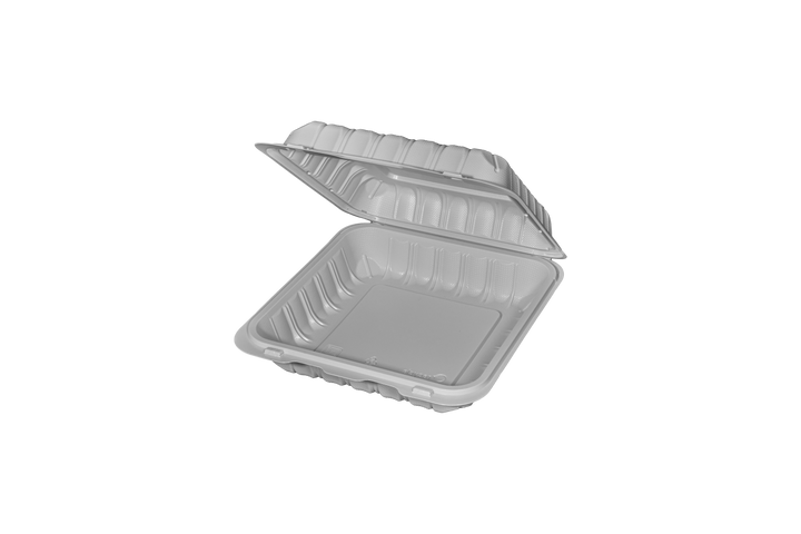 PP-071 | PP Microwavable Rectangular Container, 1-Compartment, 7 x 7 x 3", 150/case