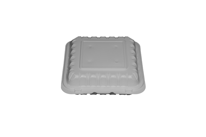 PP-091 | PP Microwavable Rectangular Container, 1-Compartment, 9 x 9 x 3", 150/case
