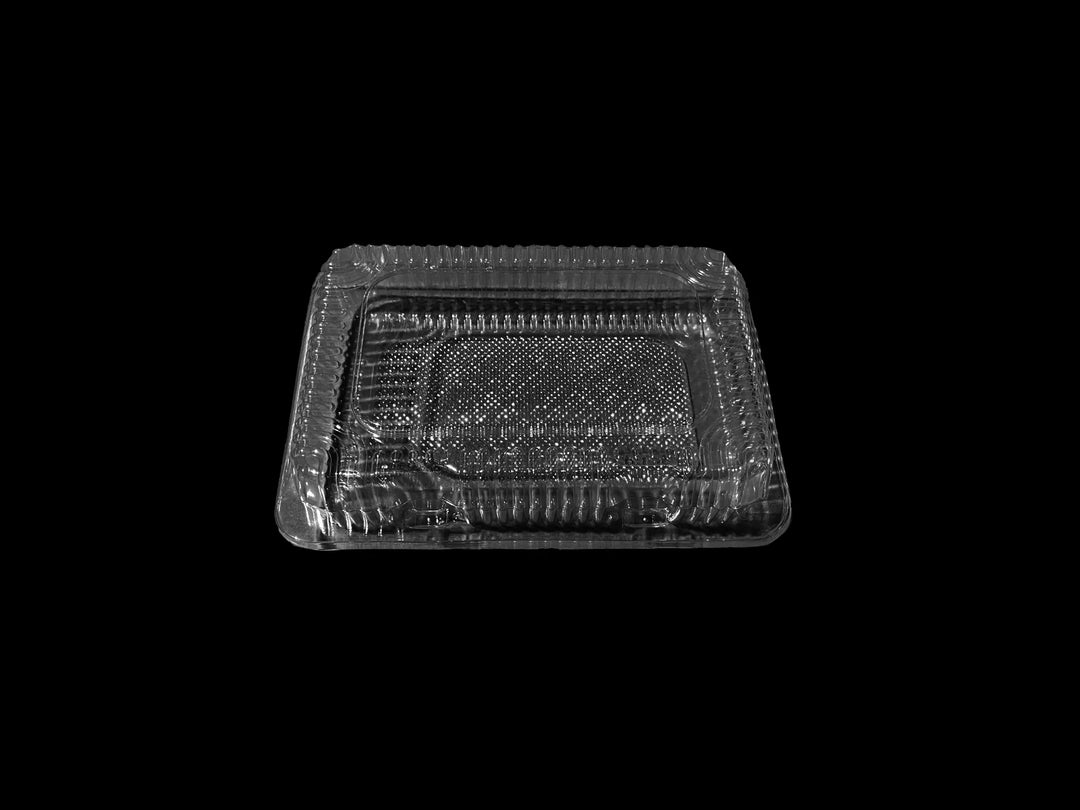 HQ52 | Clear Clamshell Plastic Container, 235 x 175 x 60mm, 400/case